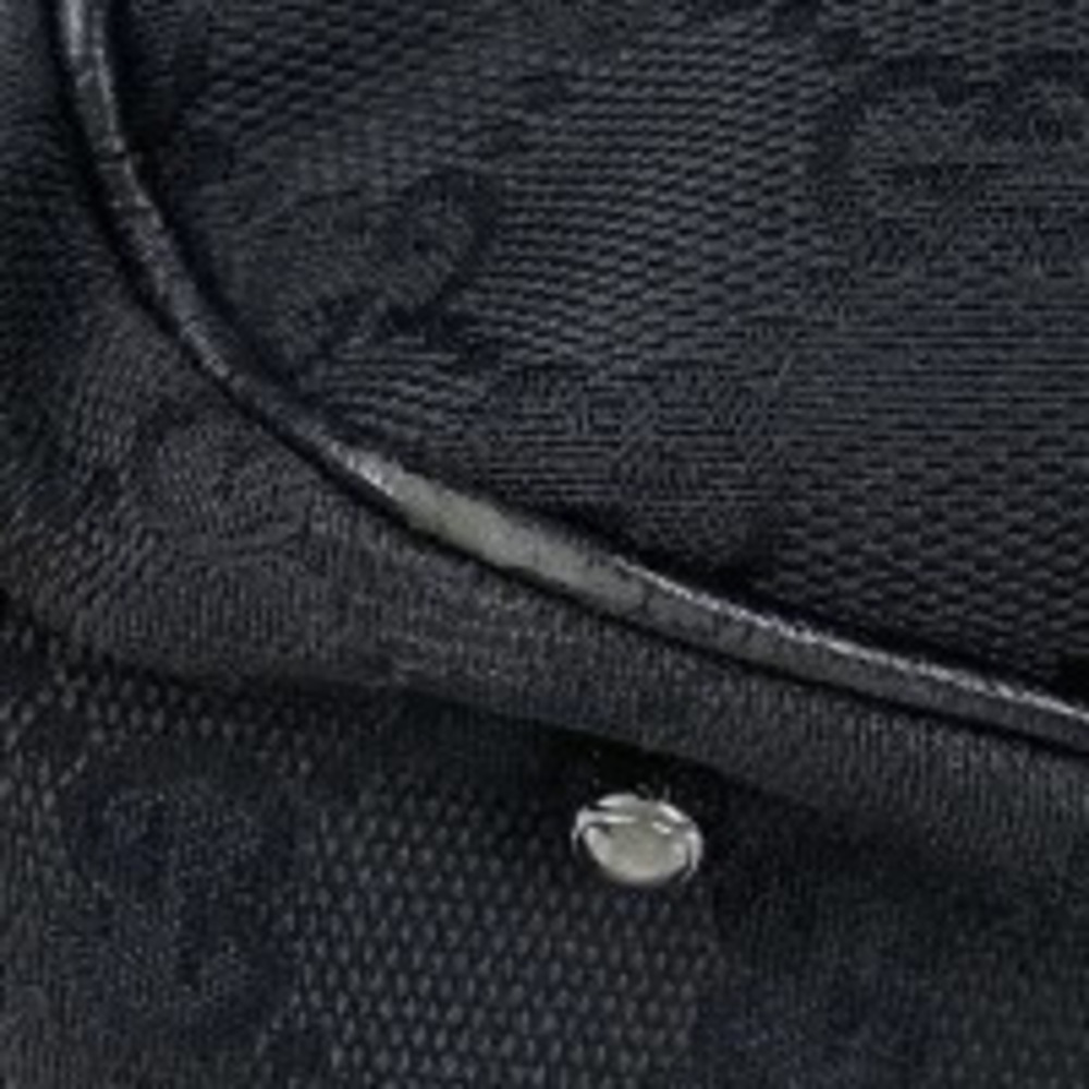 Gucci handbag bag GG black tote canvas